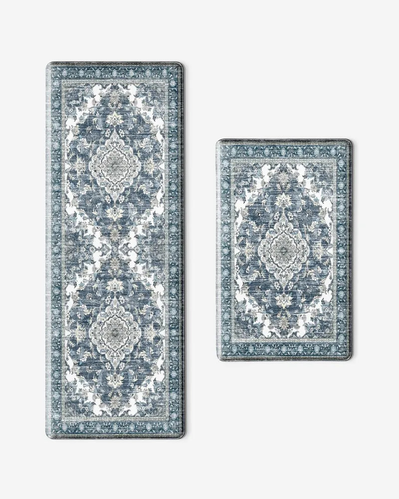 Boho Vintage Kitchen Mat Set