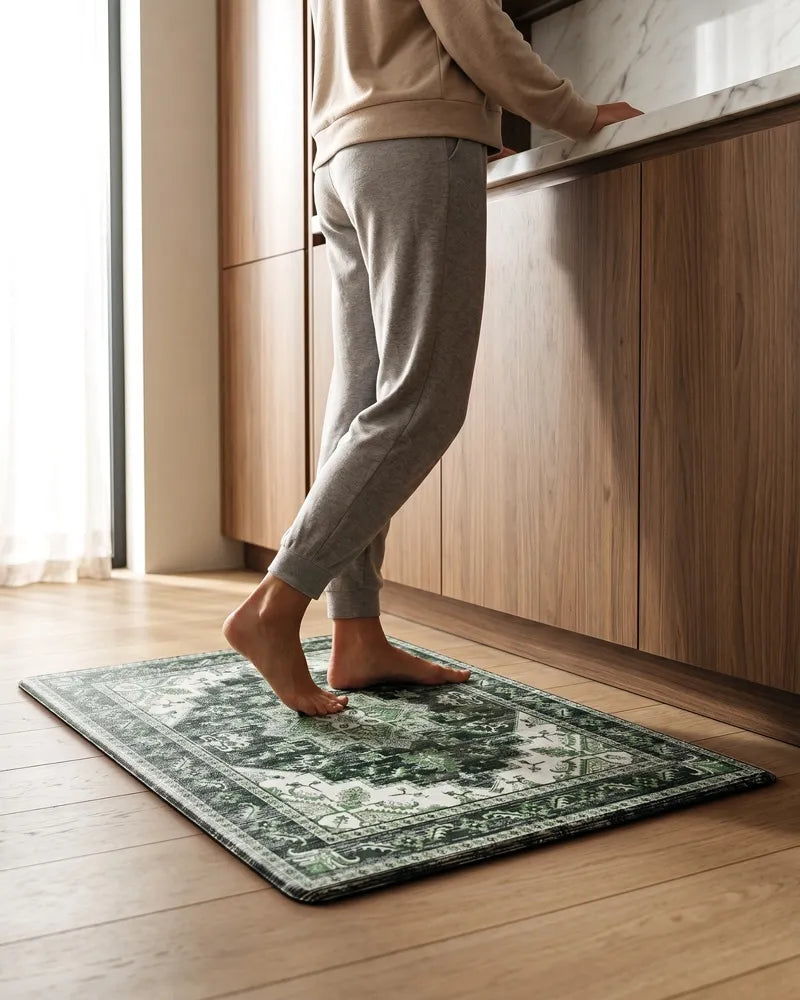 Boho Vintage Kitchen Mat Set