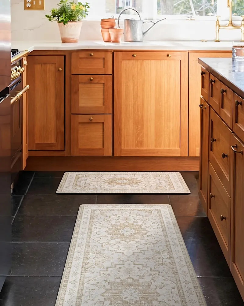Boho Vintage Kitchen Mat Set