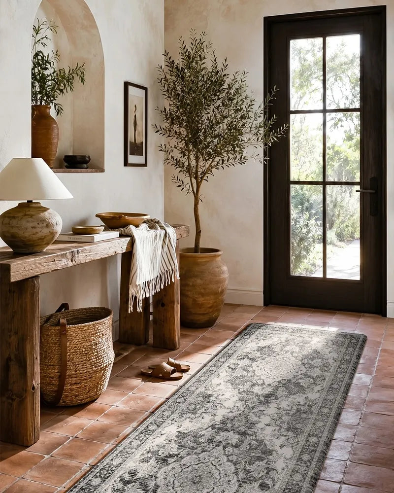 Boho Vintage Kitchen Mat Set