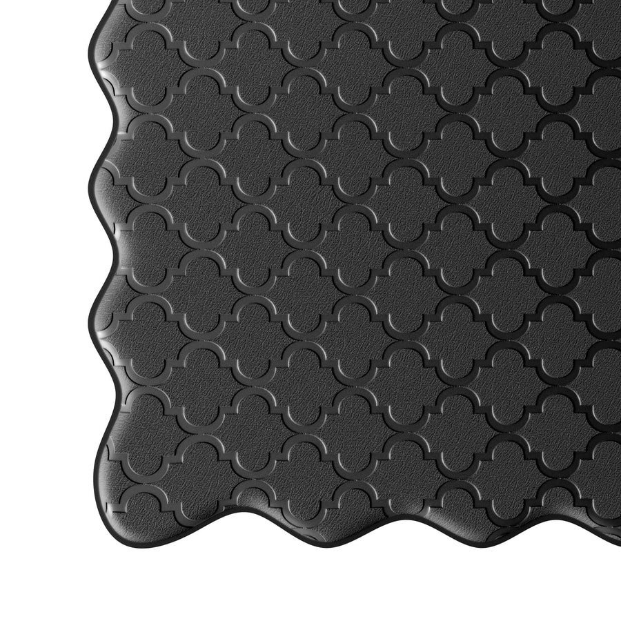 Scalloped Anti-Fatigue Kitchen Mat Set