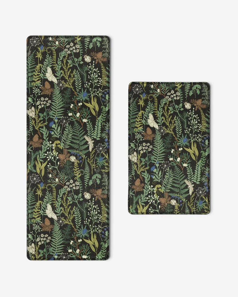 Botanical Anti-Fatigue Kitchen Mat Set